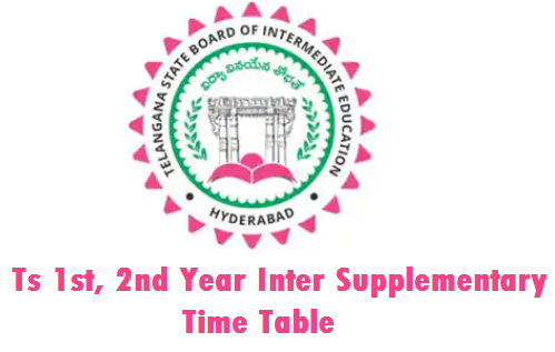 Ts Inter Supply Time Table