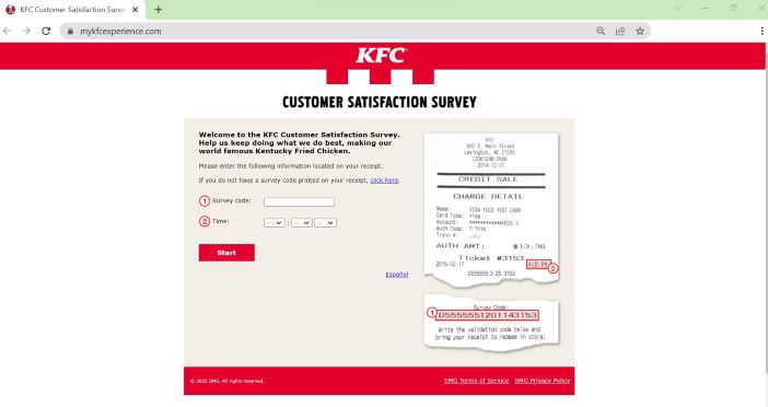 My KFC survey