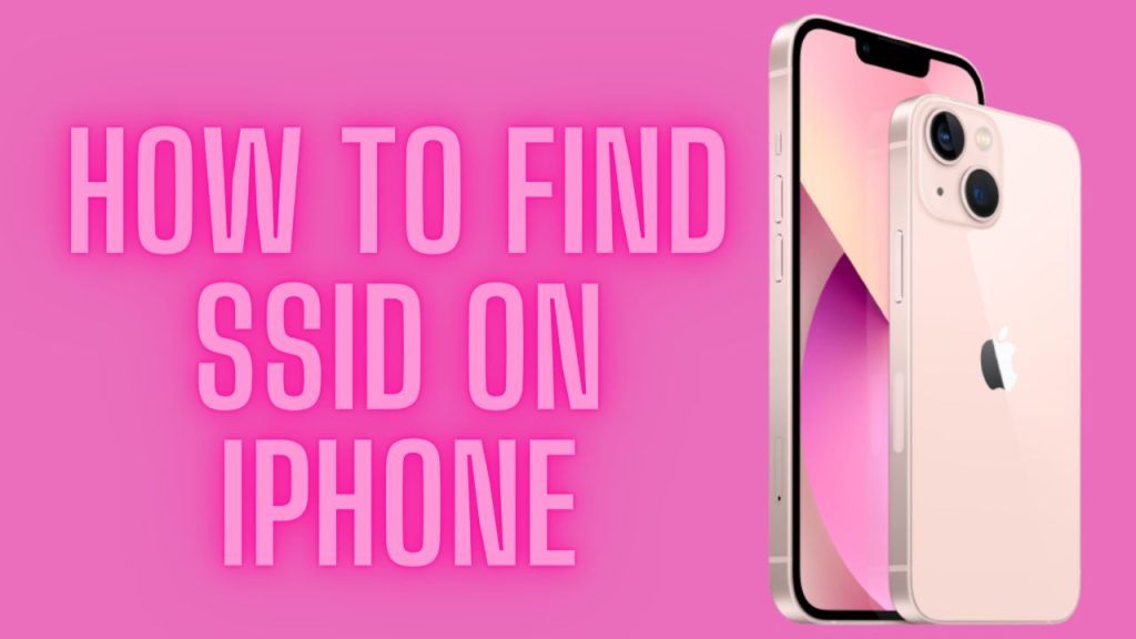 find ssid on iphone