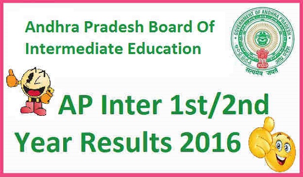 AP Inter 2nd Year Results 2016