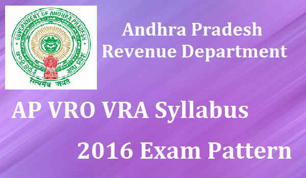 AP VRO VRA Syllabus 2016 AP-VRO-VRA-Syllabus-2016