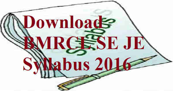 BMRCL-Syllabus-2016
