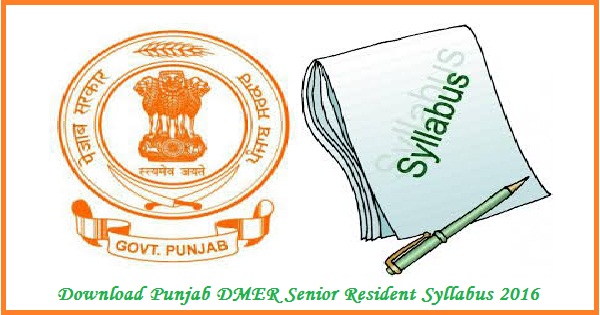 DMER Punjab Syllabus 2016 DMER-Punjab-Syllabus-2016