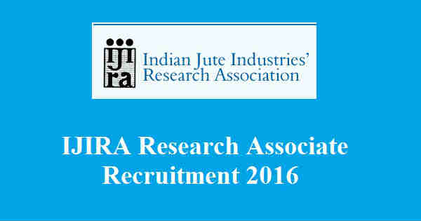 IJIRA Recruitment 2016 IJIRA-Recruitment-2016