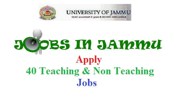 Jammu University Recruitment 2016 Jammu University Recruitment 2016