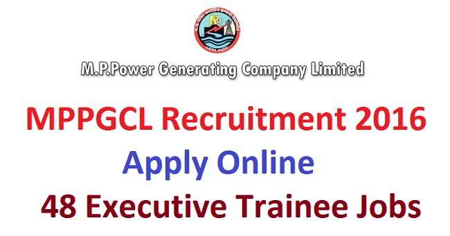 MPPGCL Recruitment 2016