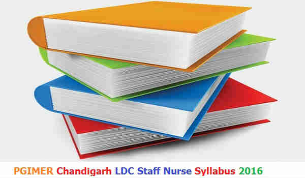 PGIMER Chandigarh Syllabus 2016
