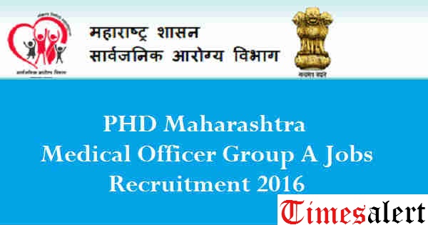 Public Health Department Maharashtra Recruitment 2016