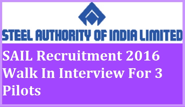 SAIL-Recruitment-2016