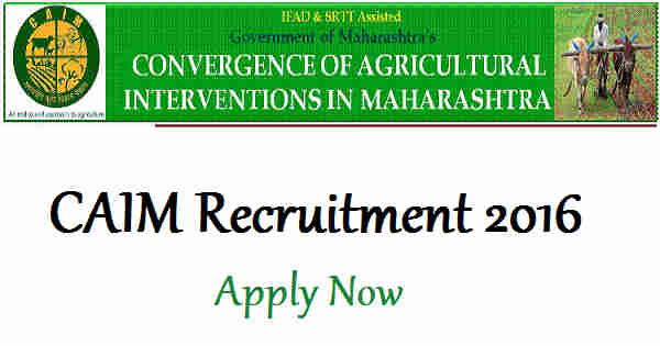 CAIM Recruitment 2016 CAIM Recruitment 2016