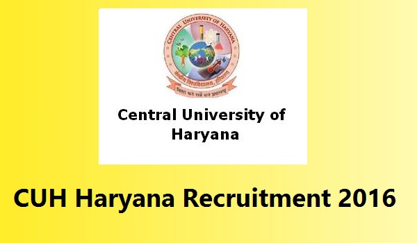 CUH-Haryana-Recruitment-2016