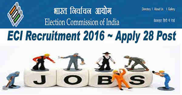 ECI Engineer Recruitment 2016