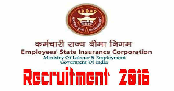 ESIC Ludhiana Recruitment 2016 ESIC Ludhiana Recruitment 2016