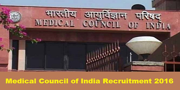 Medical-Council-of-India-Recruitment-2016