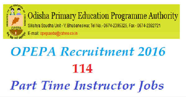 OPEPA Recruitment 2016