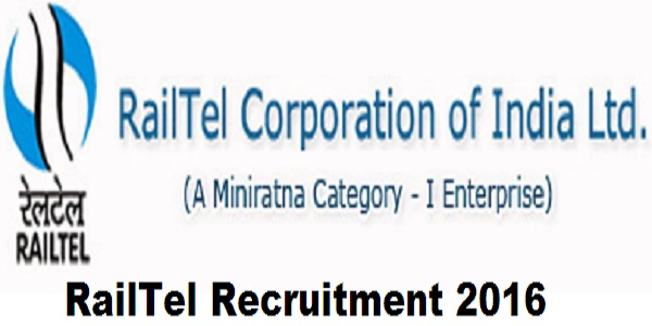 RailTel-Recruitment-2016 RailTel-Recruitment-2016