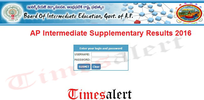 AP Inter Advanced Supplementary Results 2016