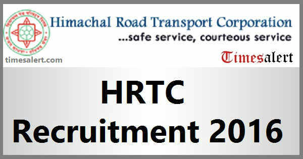 HRTC Recruitment 2016 HRTC Recruitment 2016