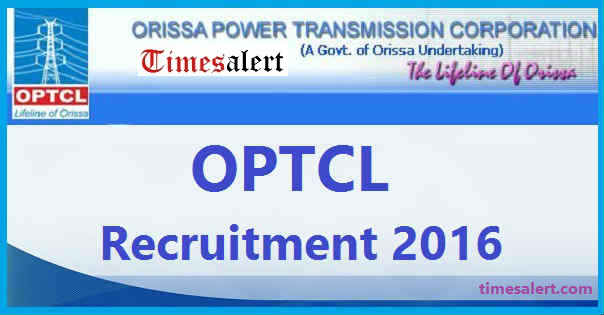 OPTCL Notification 2016 OPTCL Notification 2016