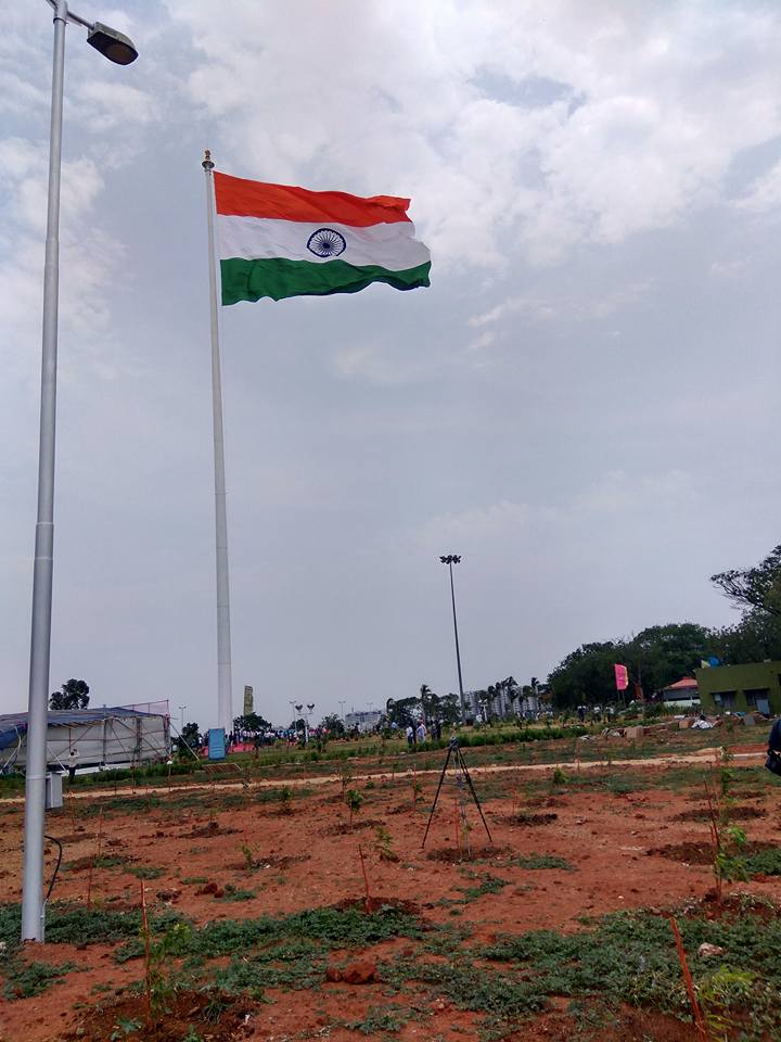 Telangana National Flag Photos