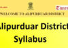 Alipurduar District Syllabus