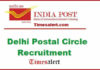 Delhi Postal Circle Recruitment