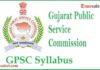 GPSC Deputy Section Officer Syllabus