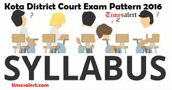 Kota District Court Syllabus 2016 Kota District Court Syllabus 2016