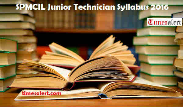 SPMCIL Syllabus 2016