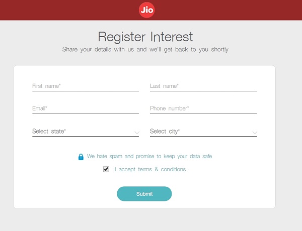 Buy Reliance Jio 4G SIM Online