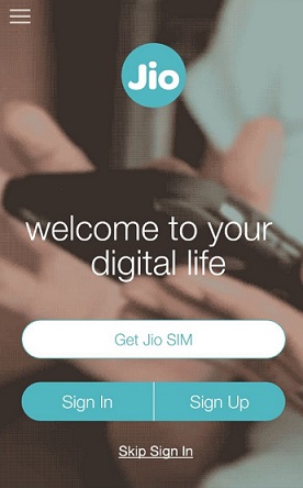 Myjio App Get Jio SIM