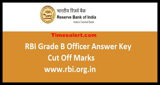 RBI Grade B Officer Answer Key