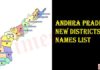 Andhra Pradesh New Districts Names