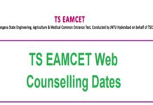 TS EAMCET Web Counselling Dates