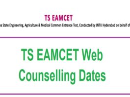 TS EAMCET Web Counselling Dates
