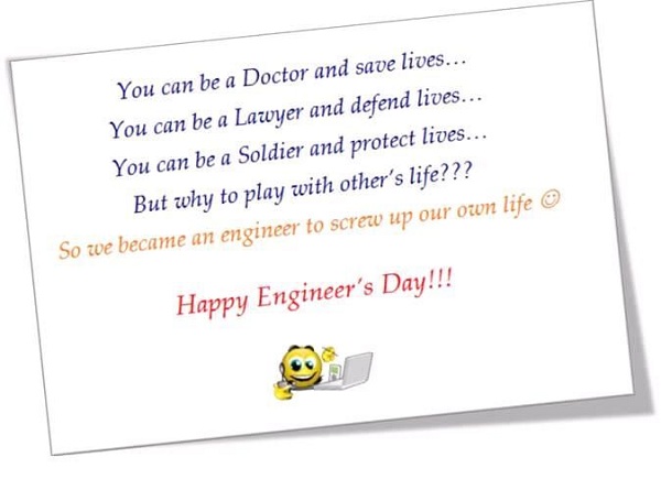 Happy Engineers Day Quotes