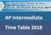 AP Inter Supplementary Time Table