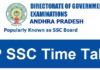 AP SSC Time Table