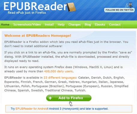 best epub reader for windows 7