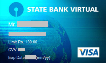 generate sbi virtual card