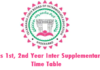 Ts Inter Supply Time Table