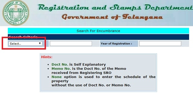 Encumbrance Certificate Online