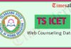 TS ICET 2022 Web Counseling Dates