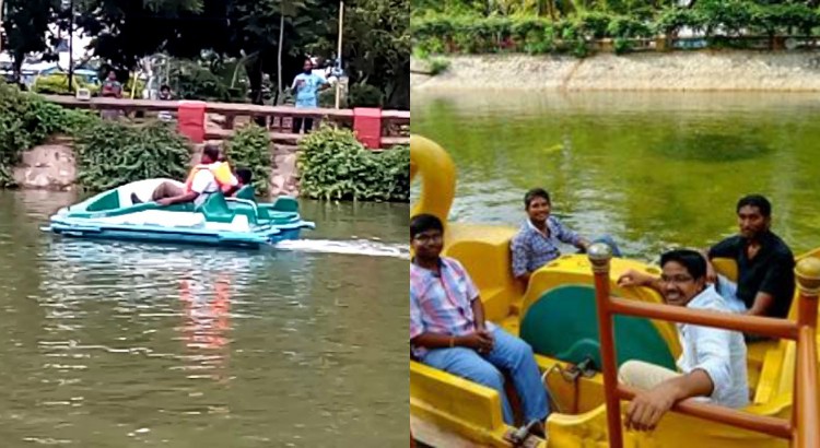 Boating in shilparamam