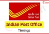 Indian Post Office Timings, Daily Working Hours, Lunch Time, Holidays 2024 Indian Post Office
