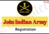 Join Indian Army Registration 2024 @ joinindianarmy.nic.in Bharti Online Form Login Join Indian Army Registration