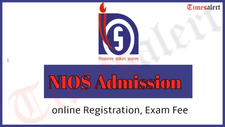 NIOS Admission Form 2023 Apply Online Registration