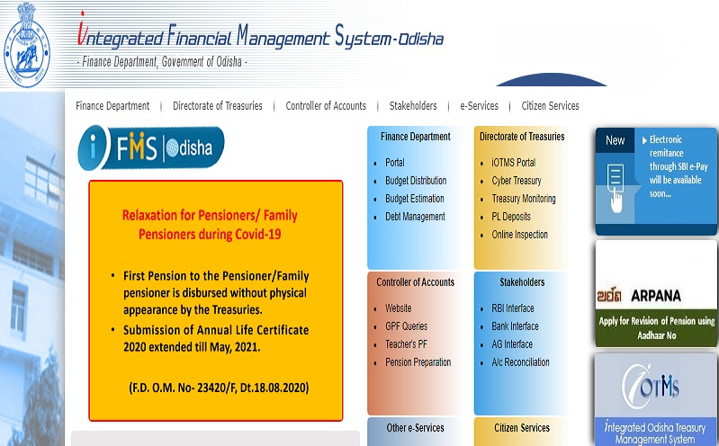 IFMS Odisha Portal