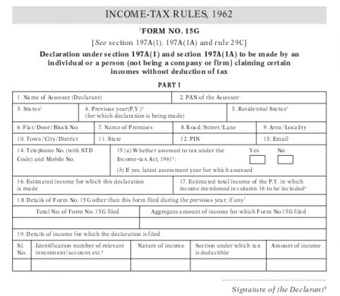 form 15g download in word format 2021