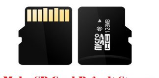 SD Card Default Storage